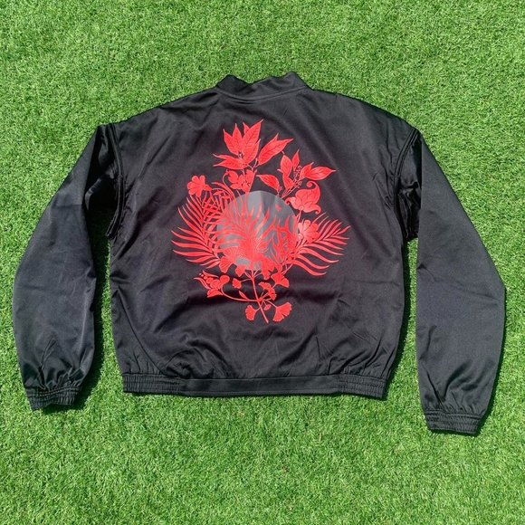 Nike Jackets & Blazers - Nike Womens Satin Reversible Running Jacket rare Black Japanese Design Small.